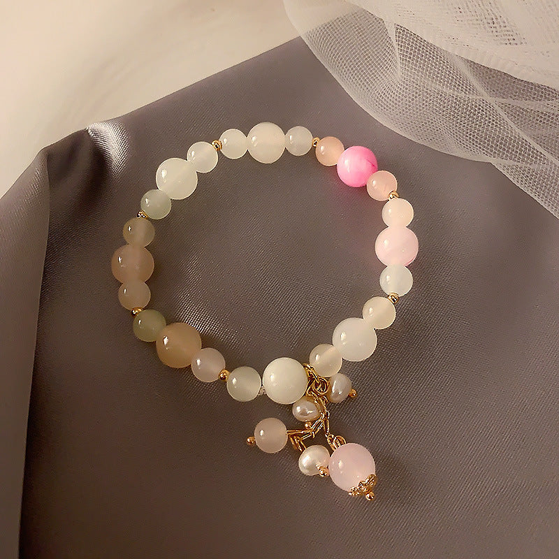 Artificial crystal bracelet