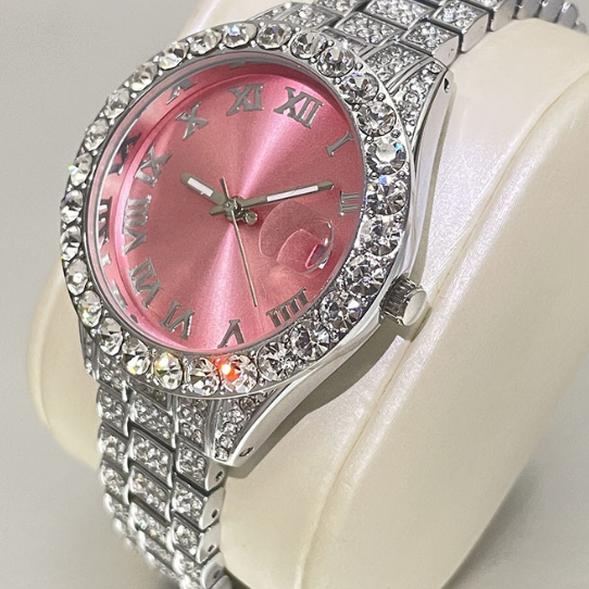 Quartz rose watch