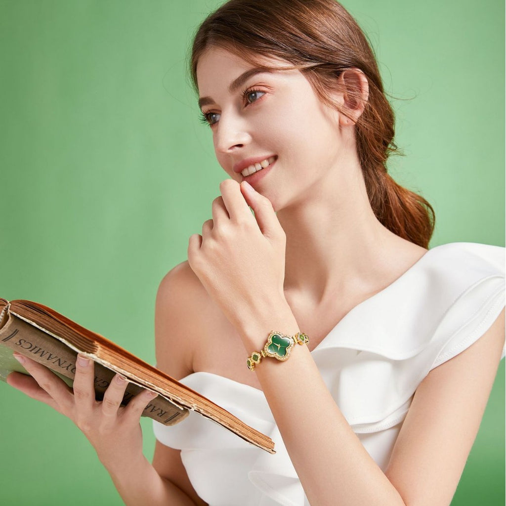 Four-Leaf Clover Quartz Watch