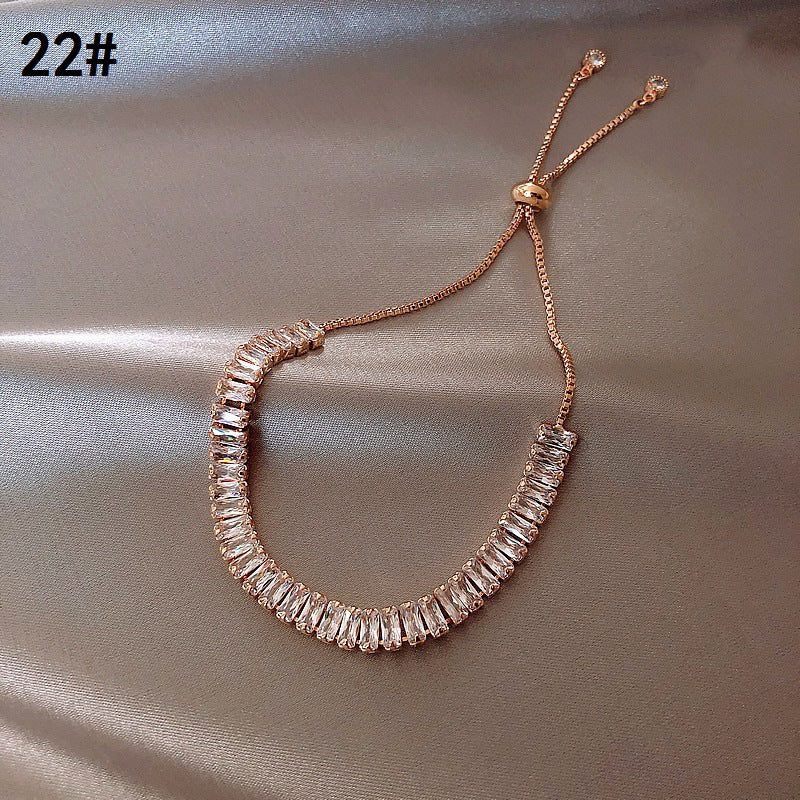 Artificial crystal bracelet