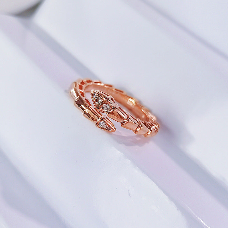 Snake bone ring