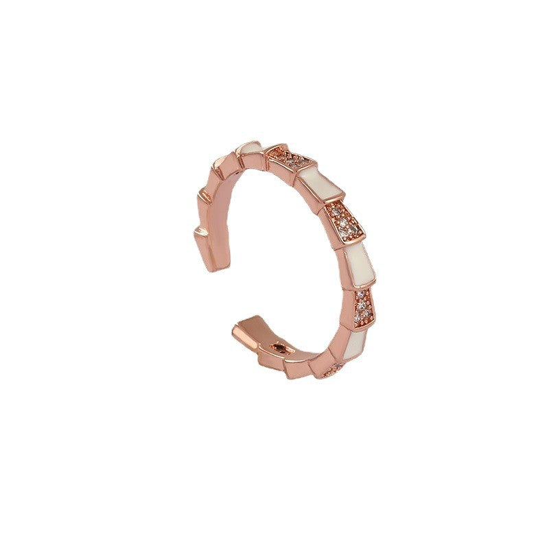 Snake bone ring