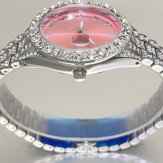 Quartz rose watch