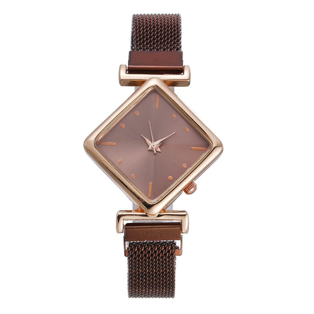 Rhombus-shaped watch