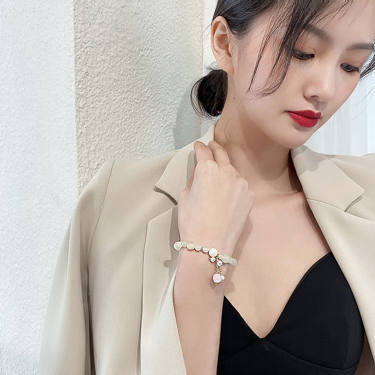 Artificial crystal bracelet