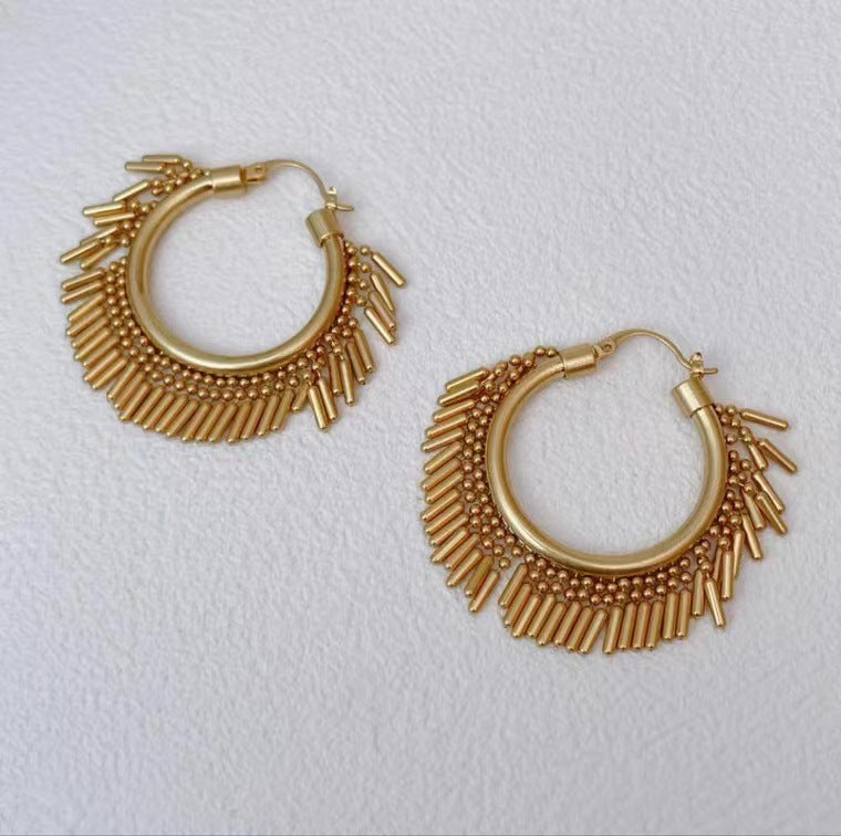 Carrie's dynamic tassel earrings
