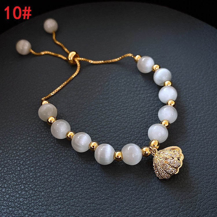 Artificial crystal bracelet