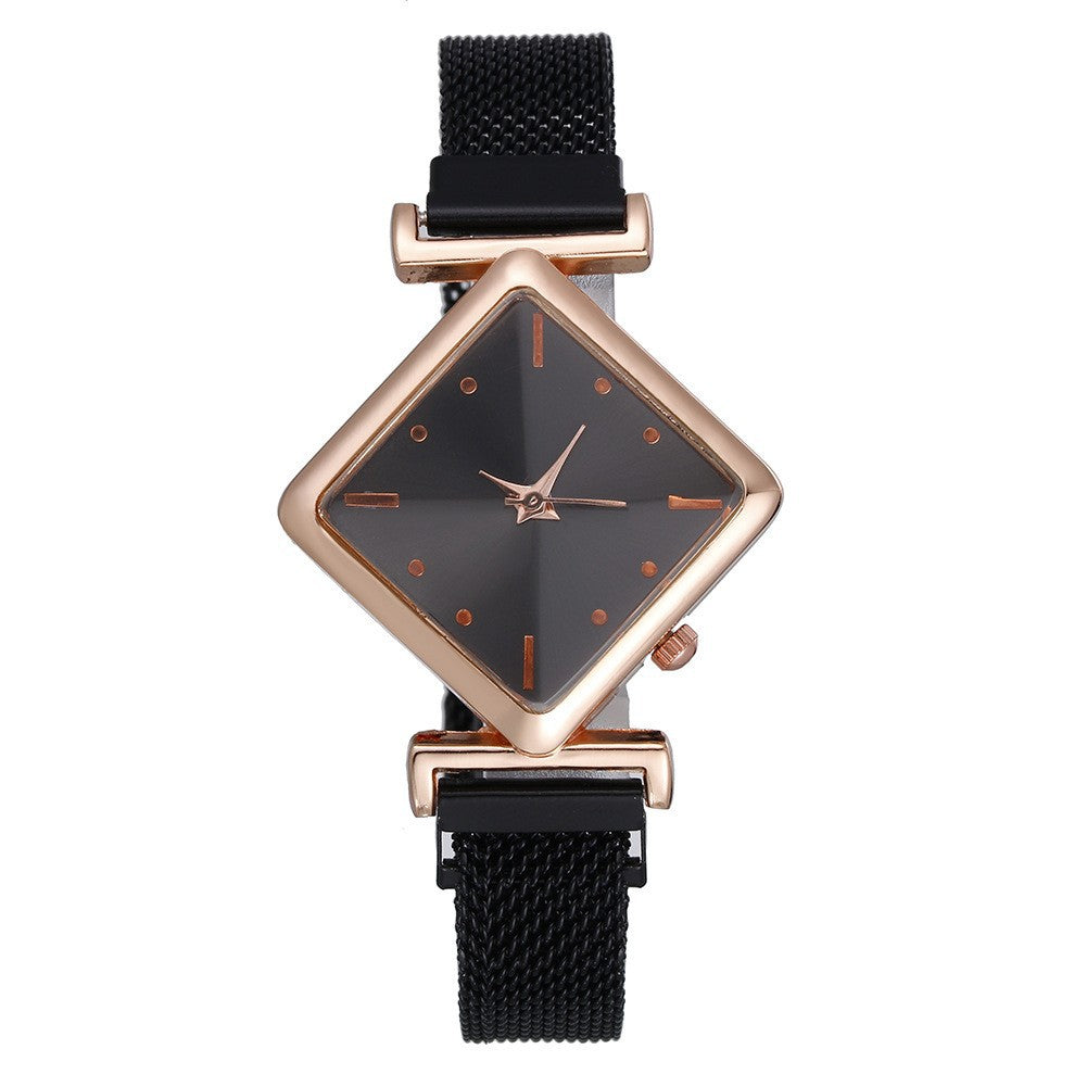 Rhombus-shaped watch