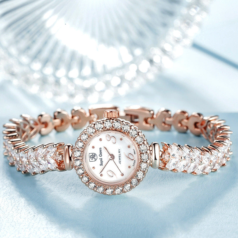 Royal Crown Diamond Watch