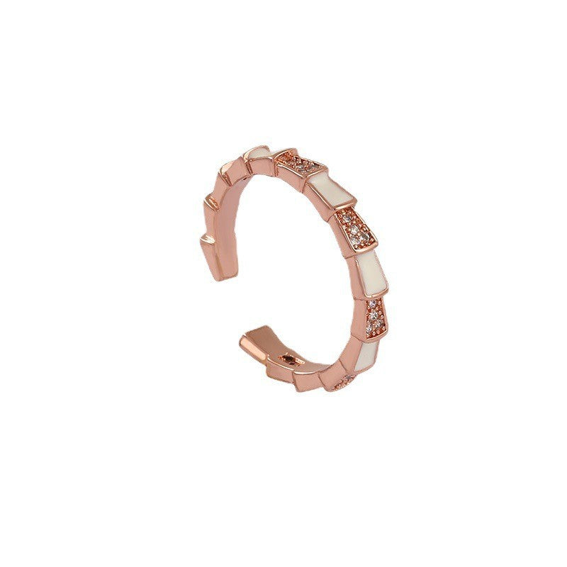 Snake bone ring