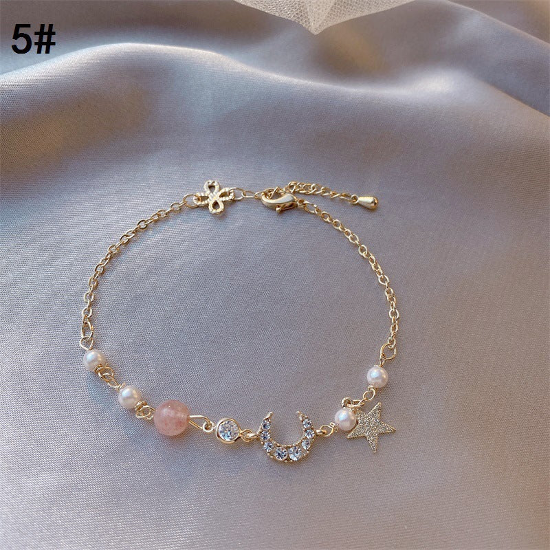Artificial crystal bracelet