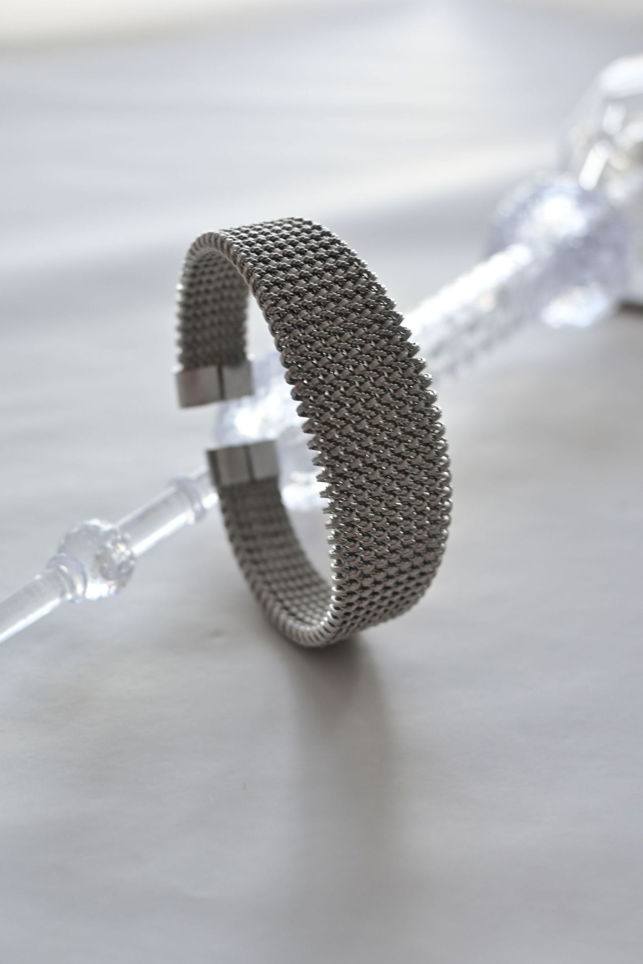Circular soft titanium steel bracelet