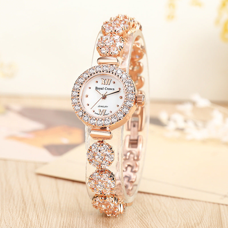 Royal Crown Diamond Watch