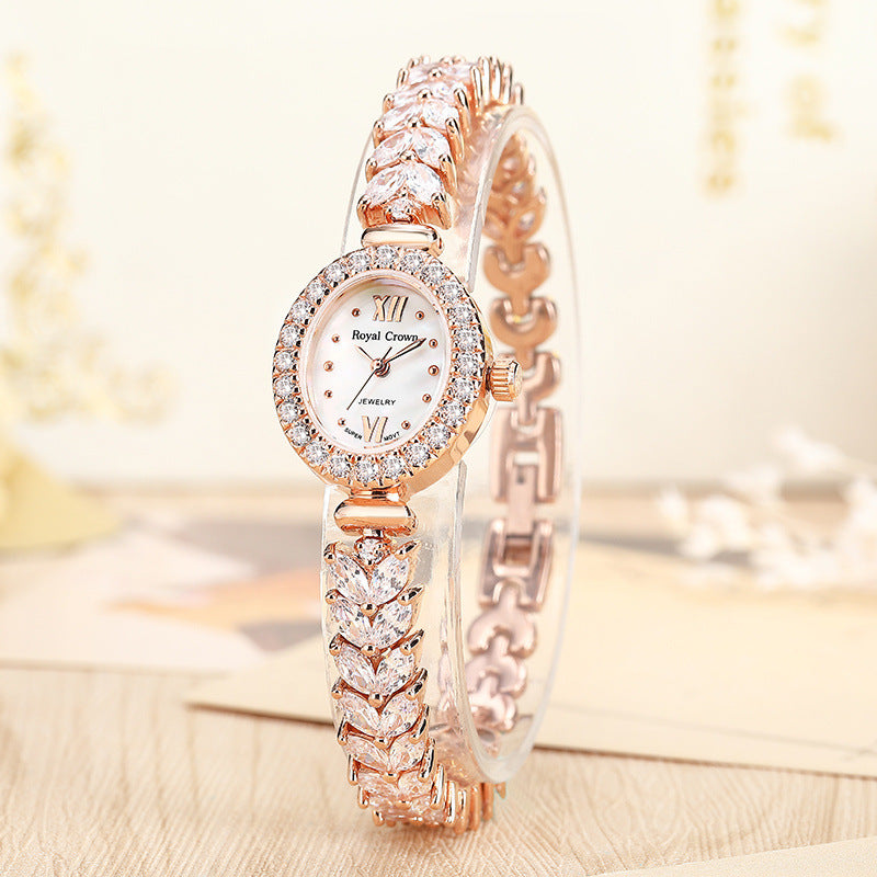 Royal Crown Diamond Watch