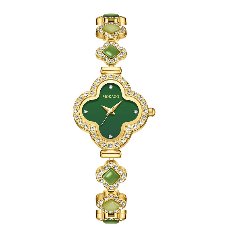 Four-Leaf Clover Quartz Watch