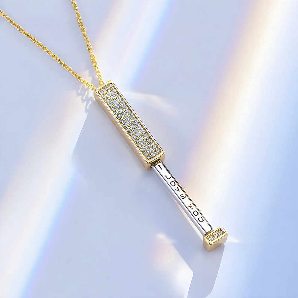 Stainless Steel Diamond Telescopic Necklace